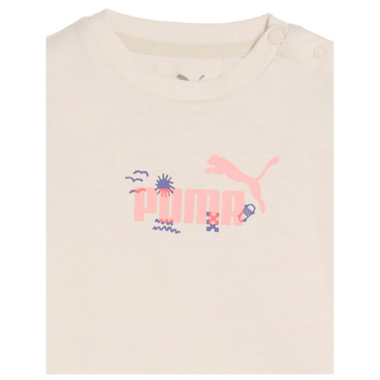 Puma Βρεφικό σετ Minicats Sandy Adventures Tee and Shorts Set Puma Βρεφικό σετ Minicats Sandy Adventures Tee and Shorts Set